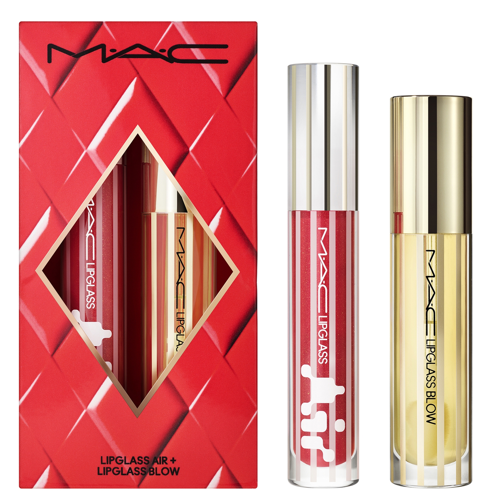 Mac Exclusive Blowing Air Kisses Glossy Lip Duo (worth £47)