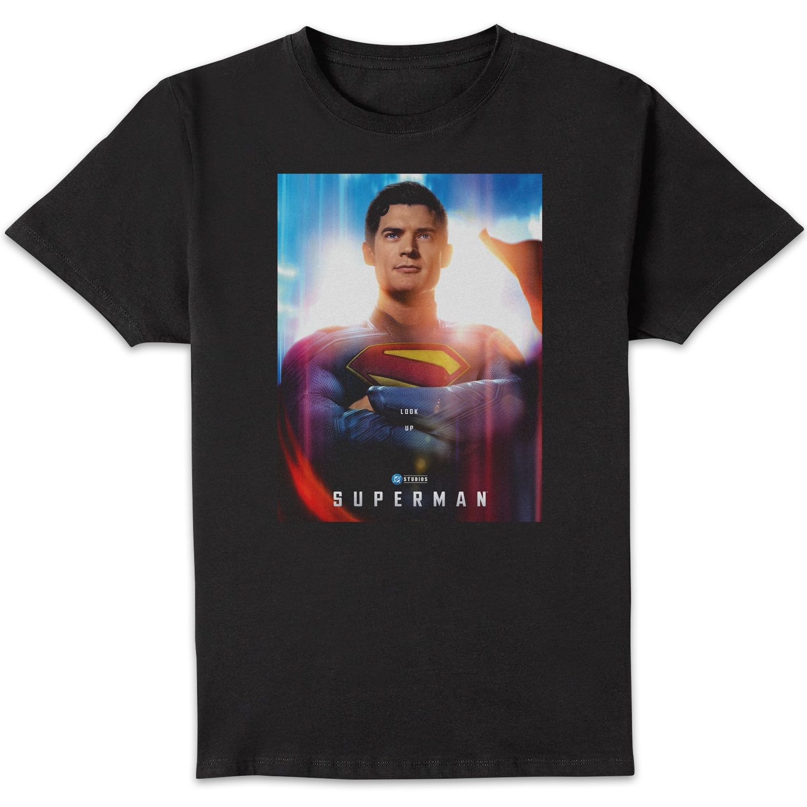 DC Comics Superman Poster Unisex T-Shirt - Black - XL