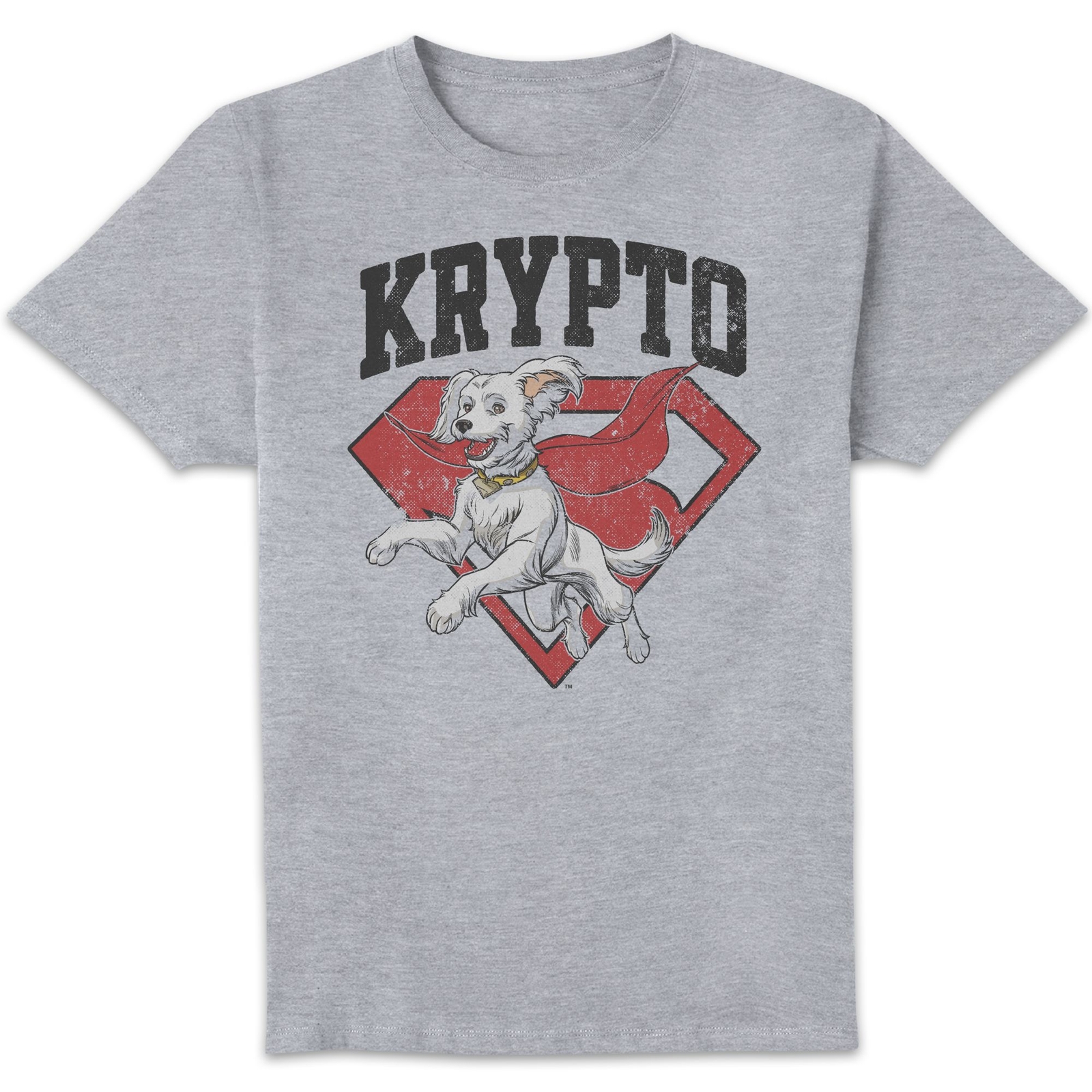 DC Comics Superman Krypto Unisex T-Shirt - Grey - XL