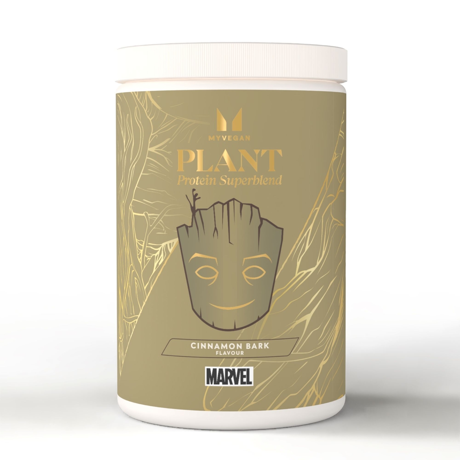 Supermiscela di Proteine Vegetali - MARVEL - Groot - Cannella - 20porzioni - MARVEL - Cinnamon Bark