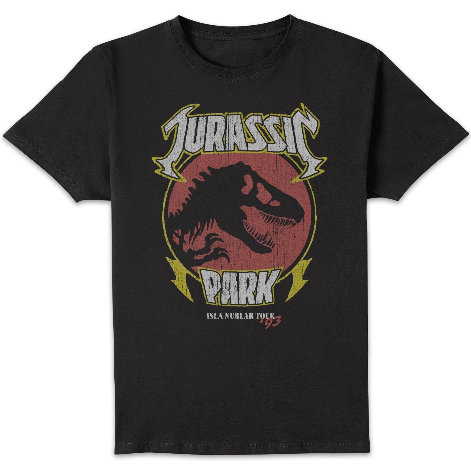 Jurassic Park Rocks JP Band Tee Unisex T-Shirt - Black - XXL