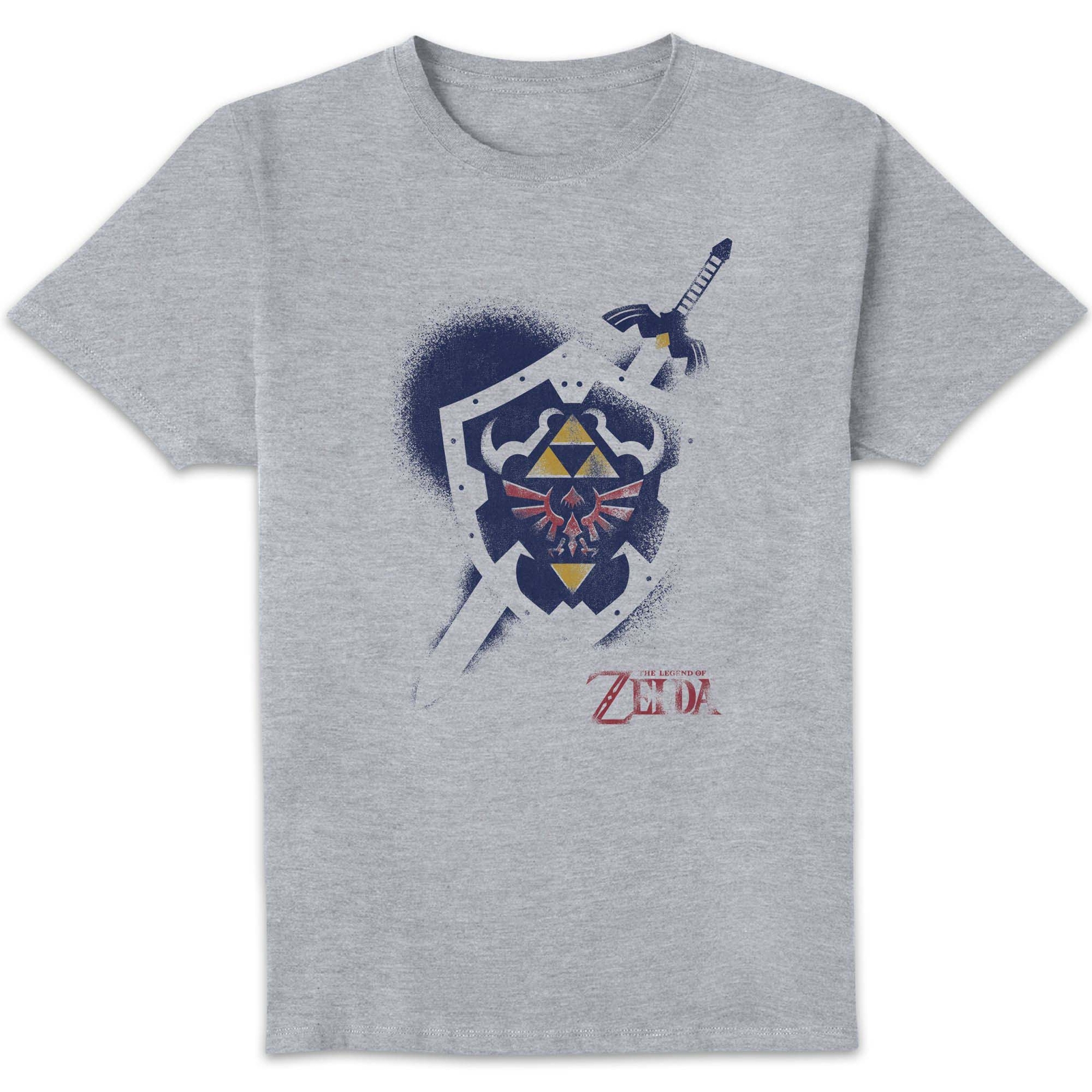 The Legend of Zelda Shield Unisex T-Shirt - Grey - M