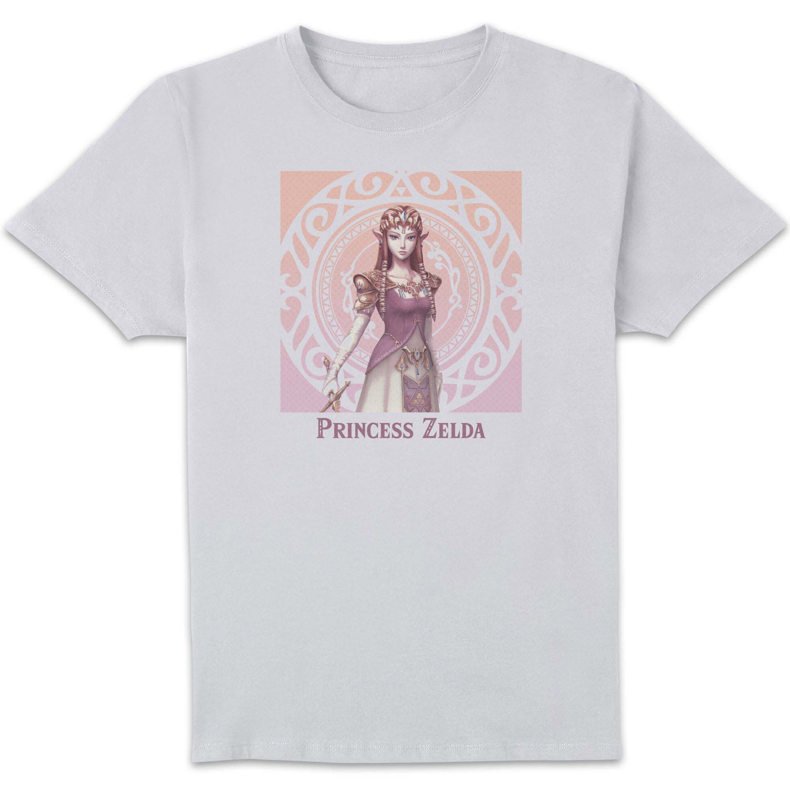The Legend of Zelda Zelda Square Art Unisex T-Shirt - White - 4XL