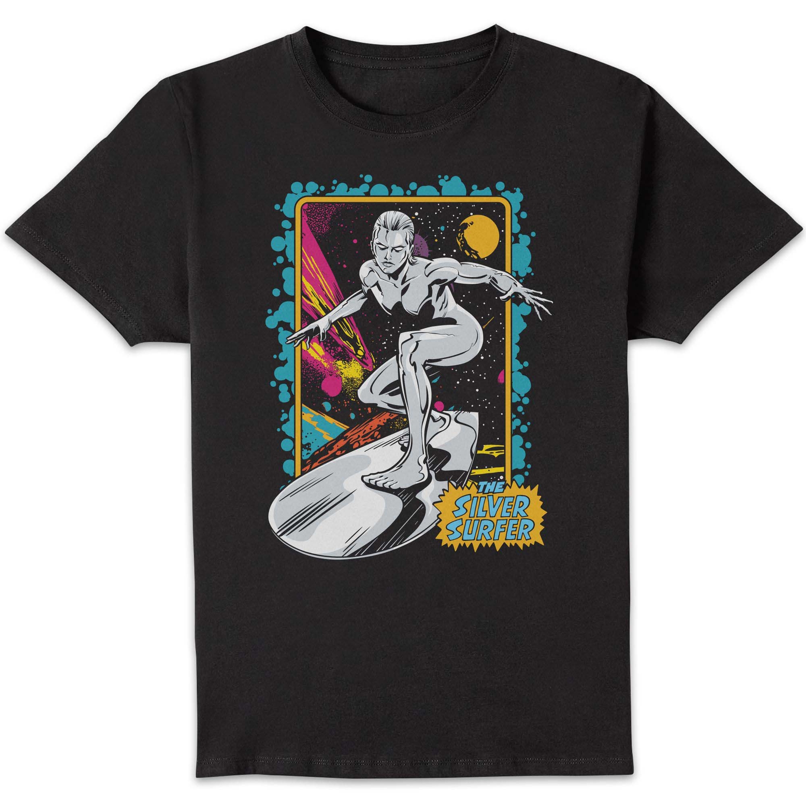 Marvel Fantastic Four The Silver Surfer Unisex T-Shirt - Black - M