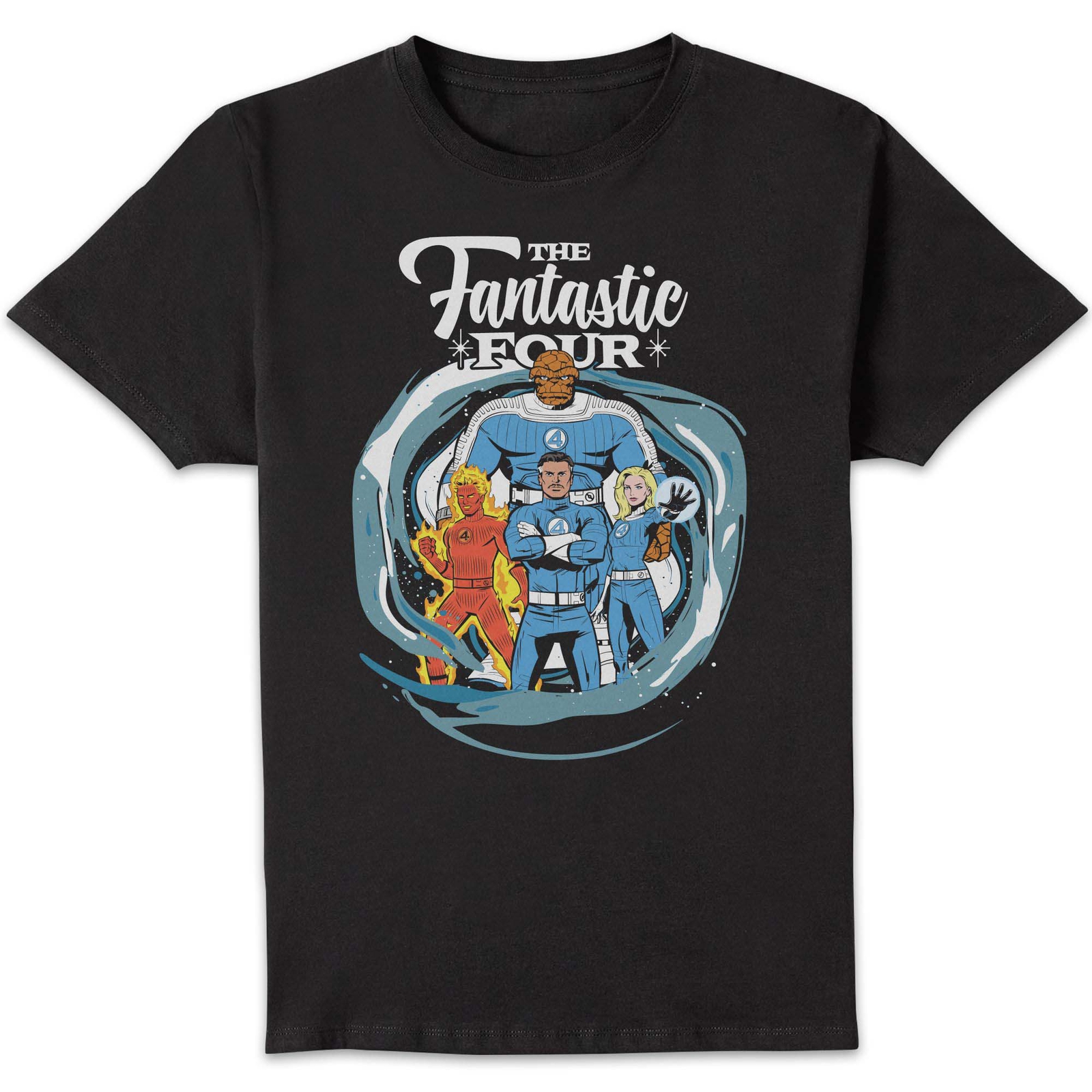 Marvel Fantastic Four Team Portal Unisex T-Shirt - Black - 5XL