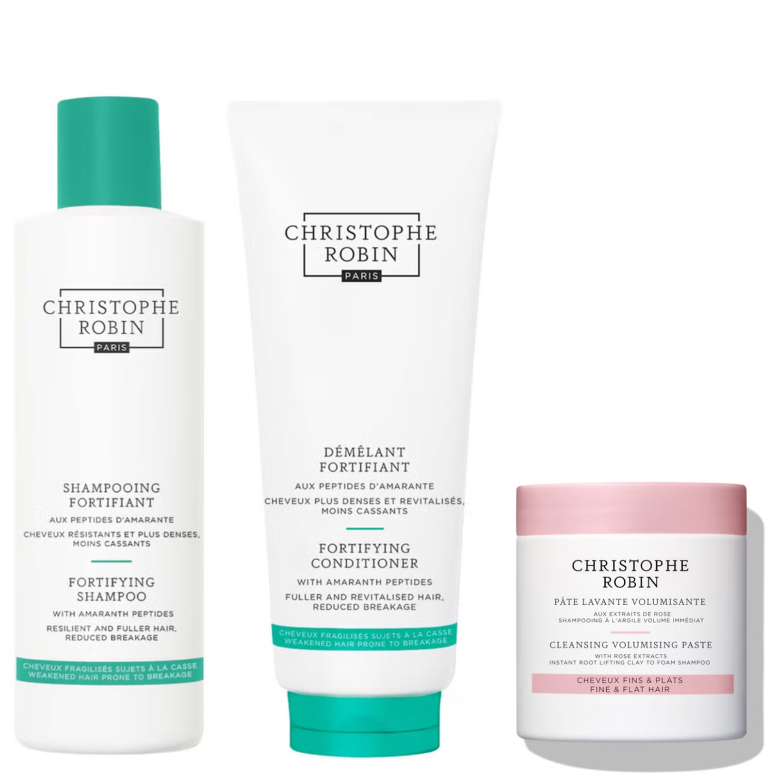 Christophe Robin Strength And Volume Bundle (worth £81)