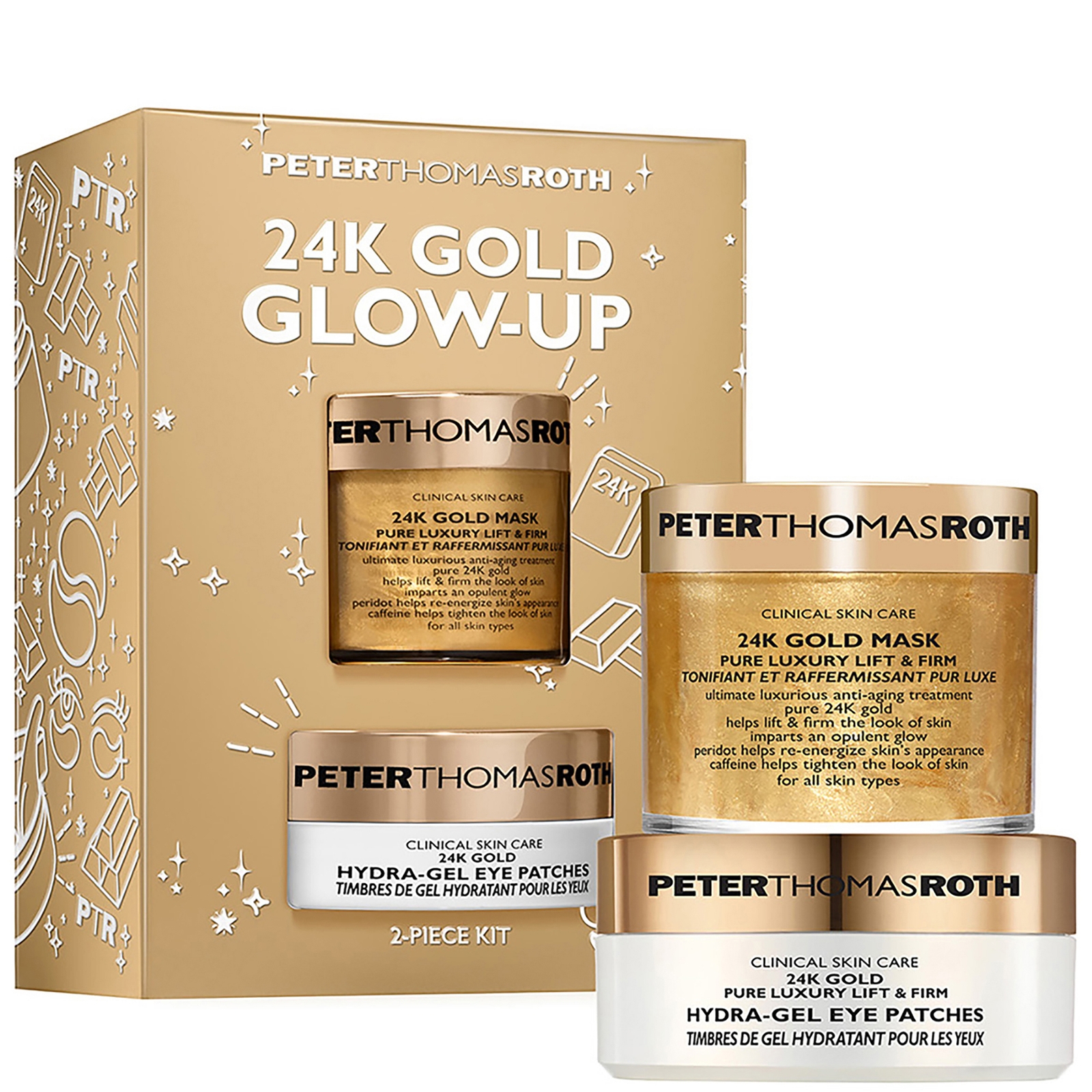 Peter Thomas Roth 24K Gold Glow-Up 2-Piece Kit | Dermstore