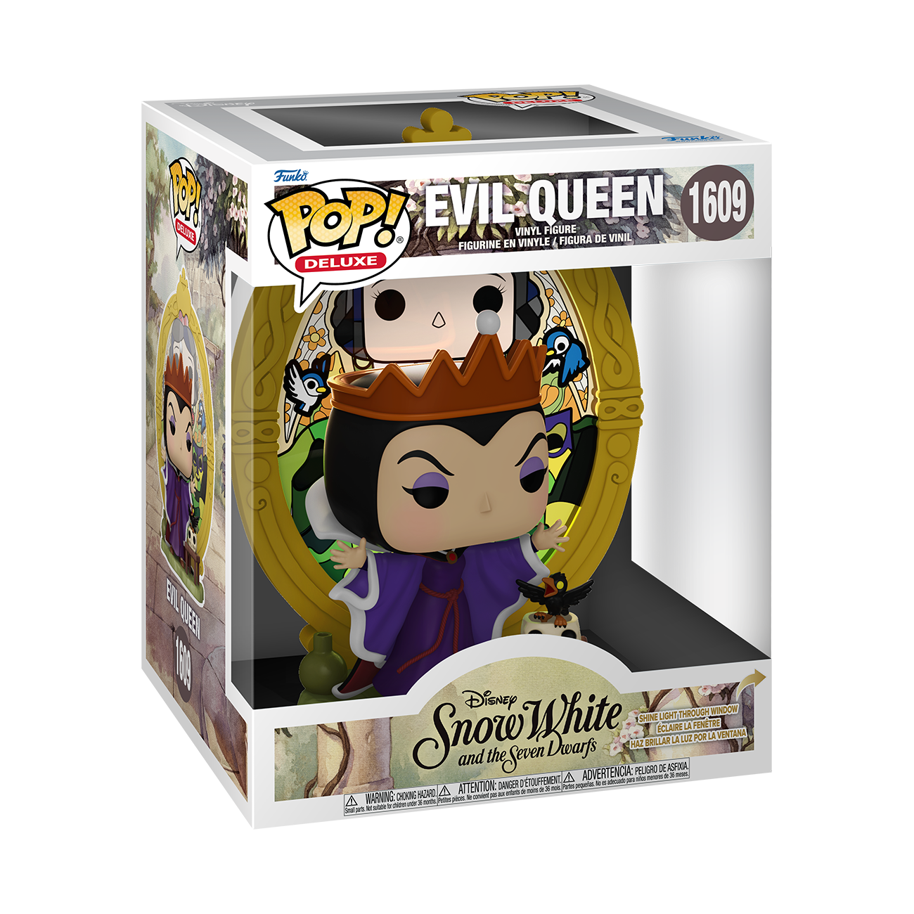 Snow White Evil Queen Snow White Stained Glass Funko Pop Vinyl Deluxe