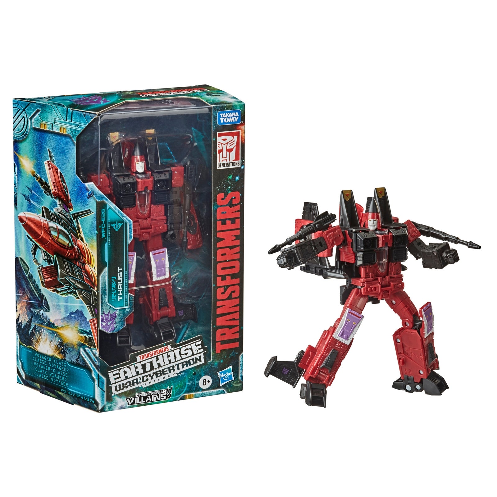 Hasbro Transformers Toys Generations War for Cybertron: Earthrise Voyager WFC-E26 Thrust Action Figure