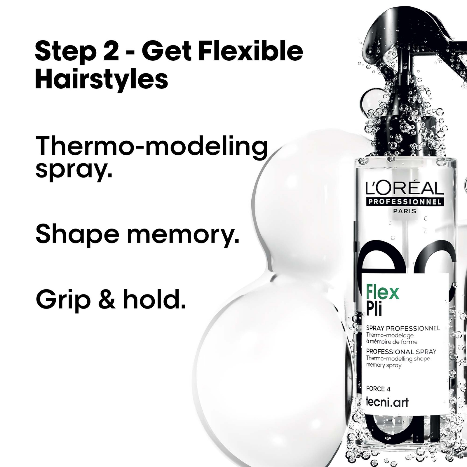 Thumbnail - L'Oréal Professionnel Protect & Style Bundle: Tecni Art Flex Pli, Thermo-modelling Styling Hair Spray, Absolut Repair Mo...