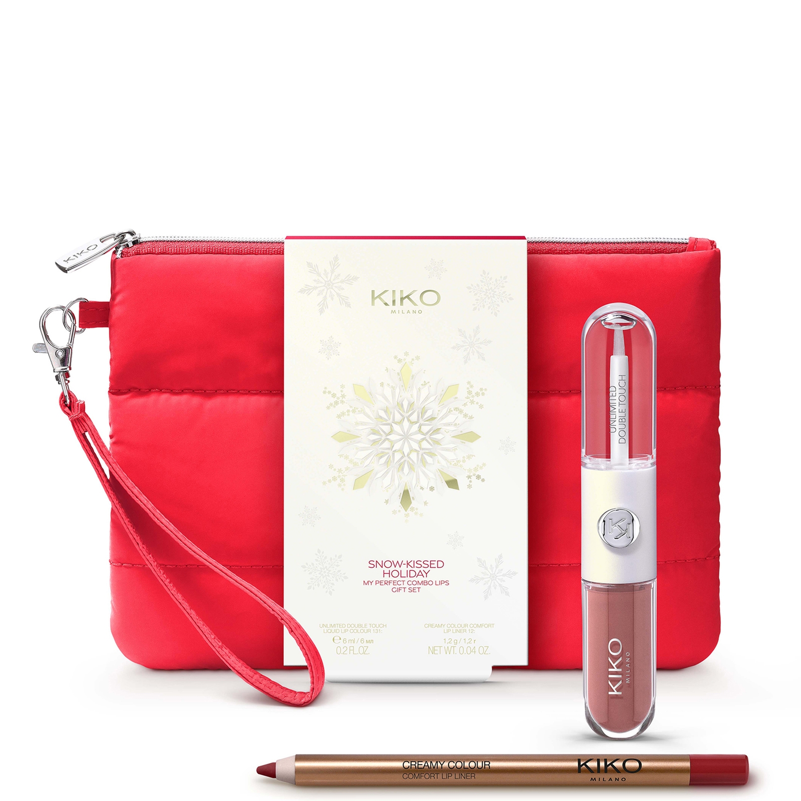 Kiko Milano My Perfect Combo Lips Gift Set (worth £20.98) - 01 Cinnamon Star