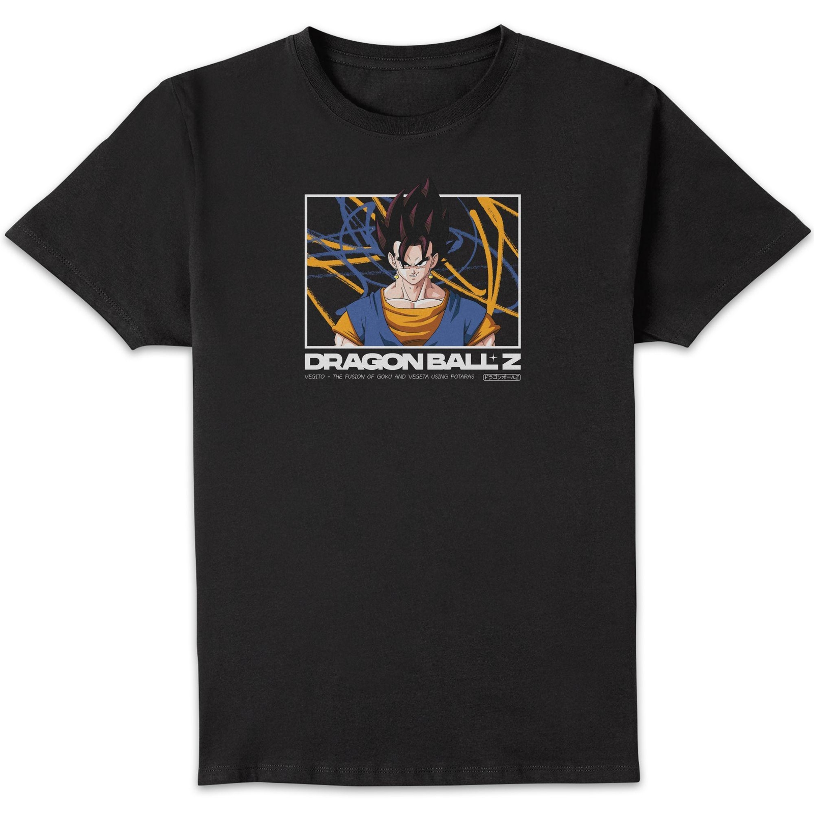 Dragon Ball Z Vegito Profile Unisex T-Shirt - Black - S