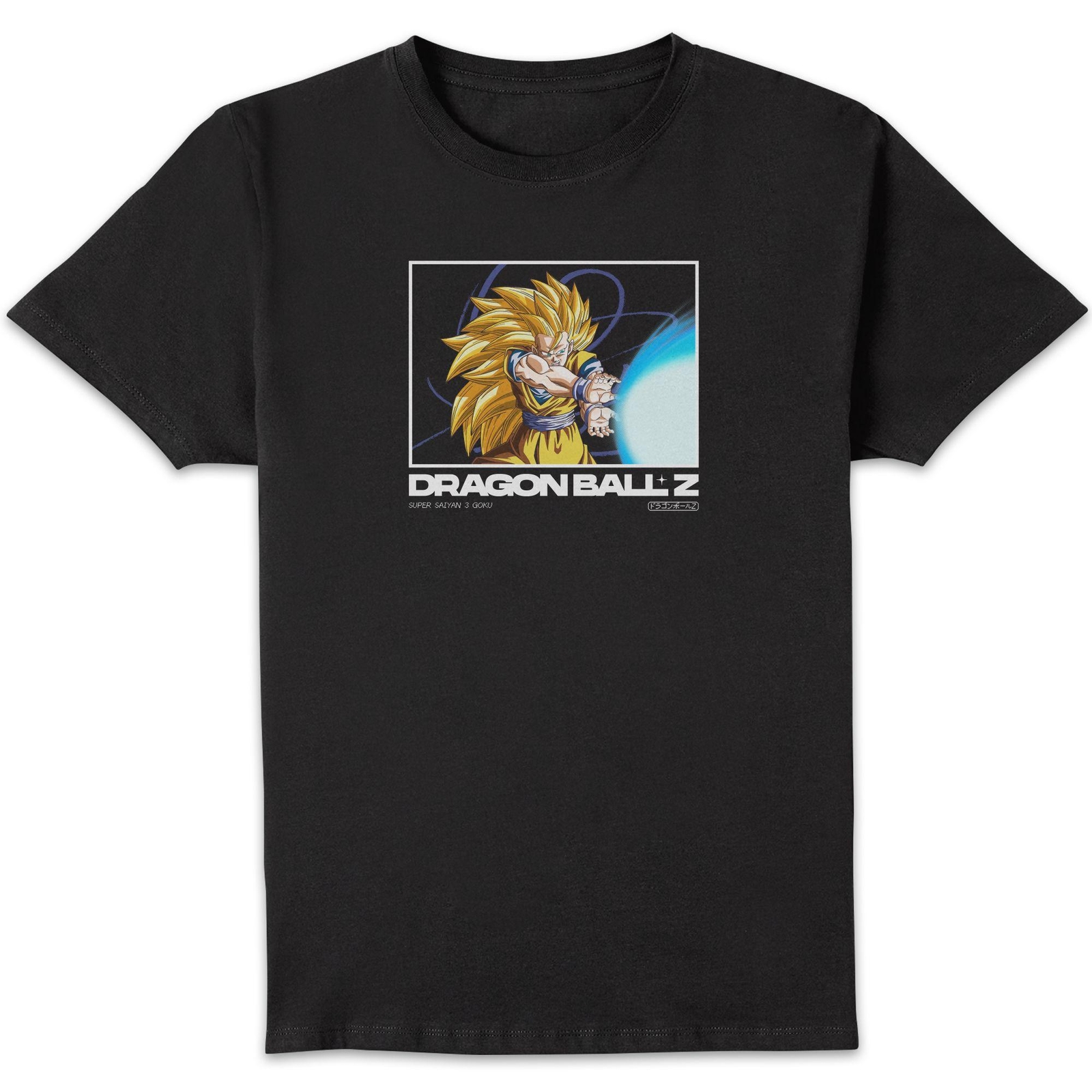 Dragon Ball Z Super Saiyan 3 Goku Profile Unisex T-Shirt - Black - 4XL