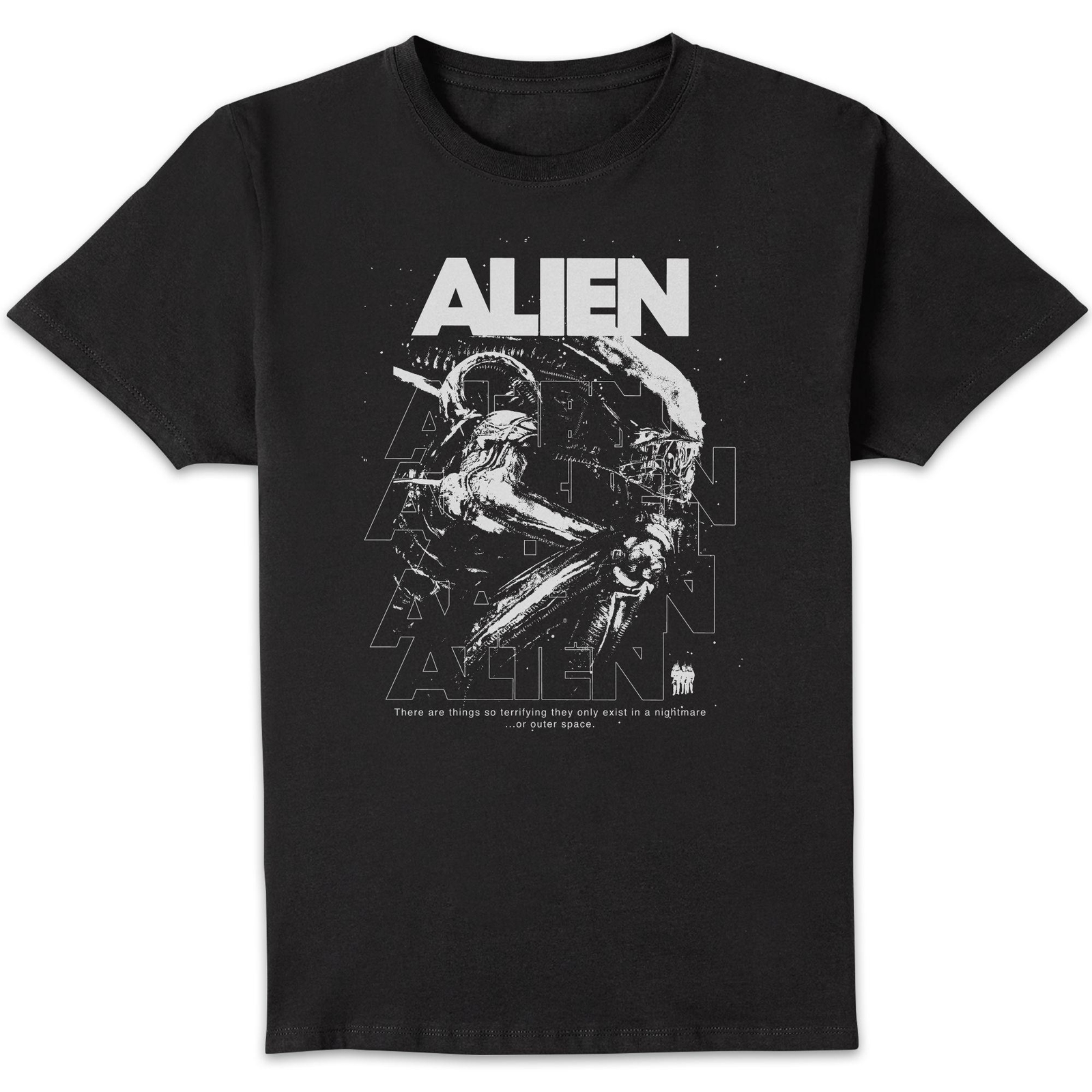 Alien Nightmare Poster Unisex T-Shirt - Black - XL