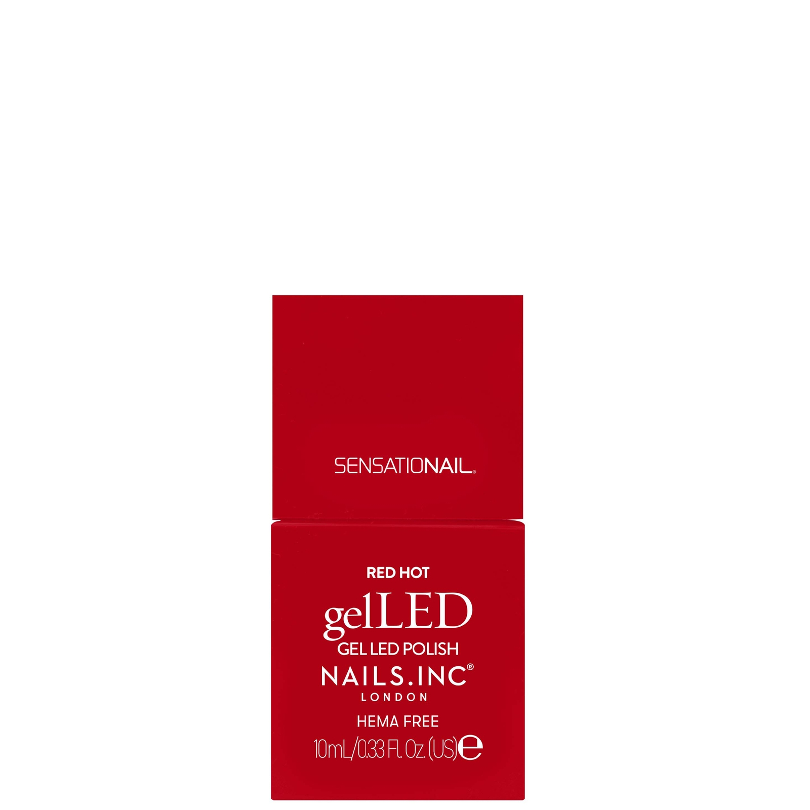 Nails Inc . Gel Polish Red Hot In Red
