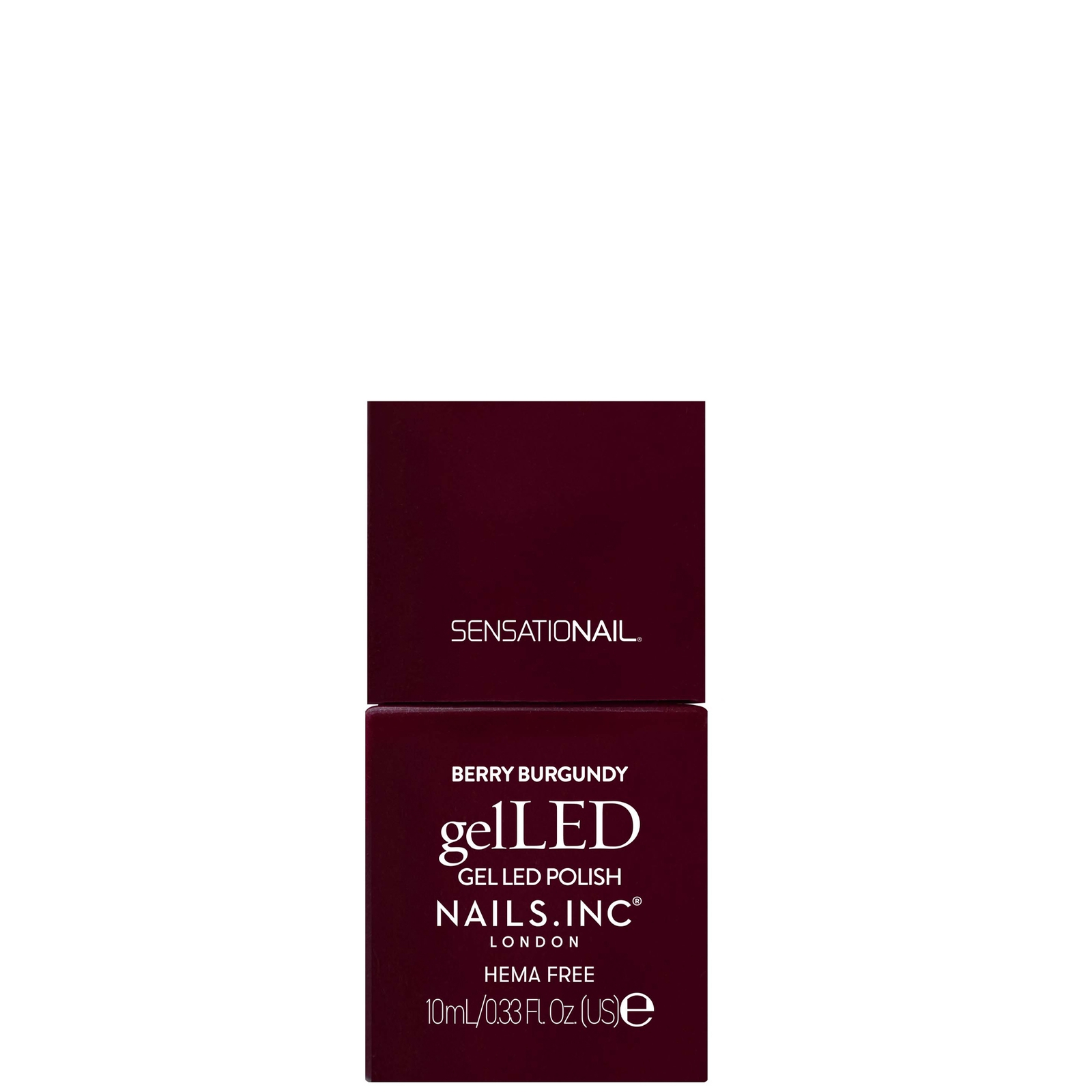 Nails Inc . Gel Polish Berry Burgundy In Burgundy