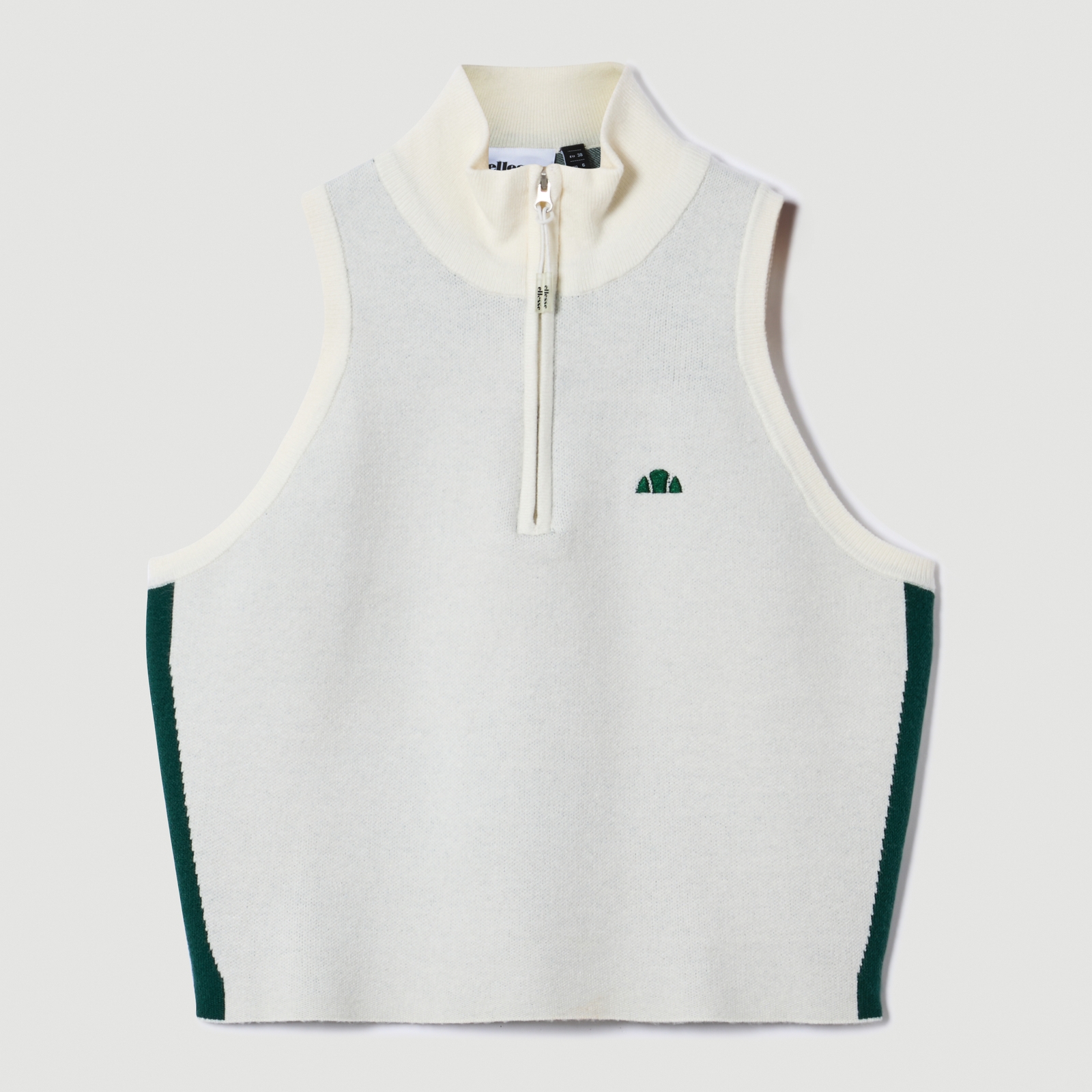 Women's Surista Knitted 1/4 Zip Top Off White - 6