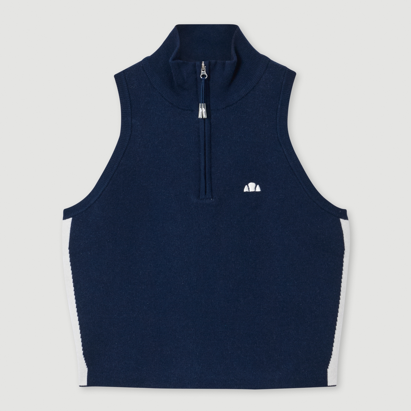 Women's Surista Knitted 1/4 Zip Top Navy - 10