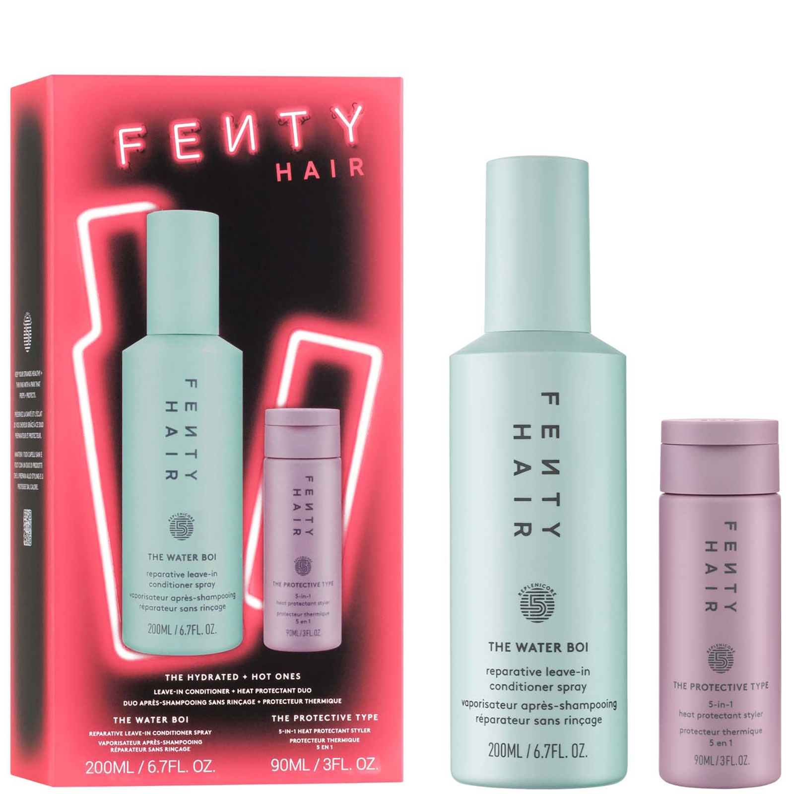 Fenty Hair The Hydrated + Hot Ones Set (worth £50)