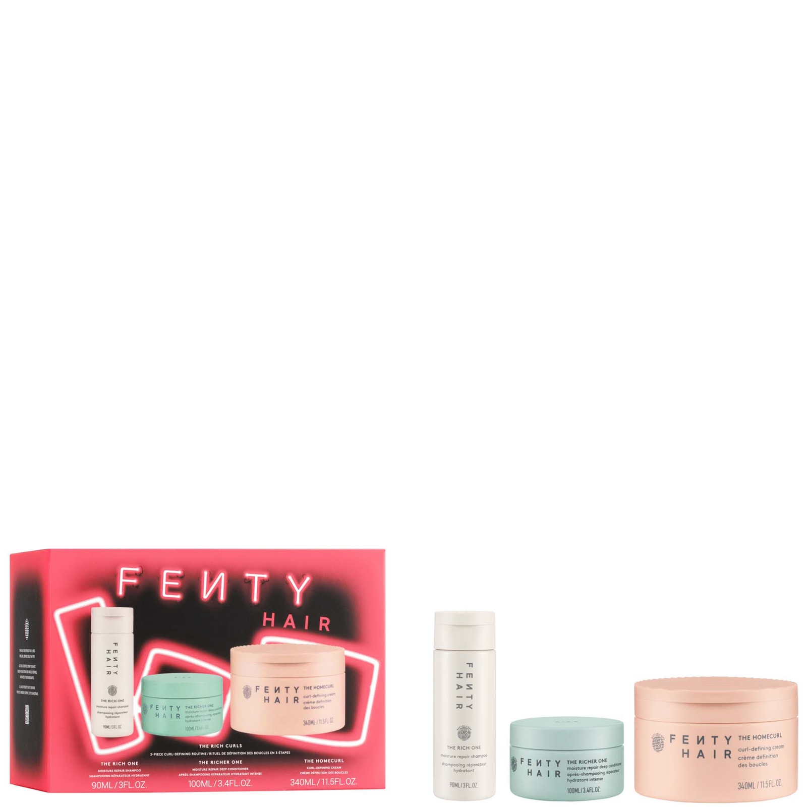 Fenty Hair The Rich Curls Set (worth £63)