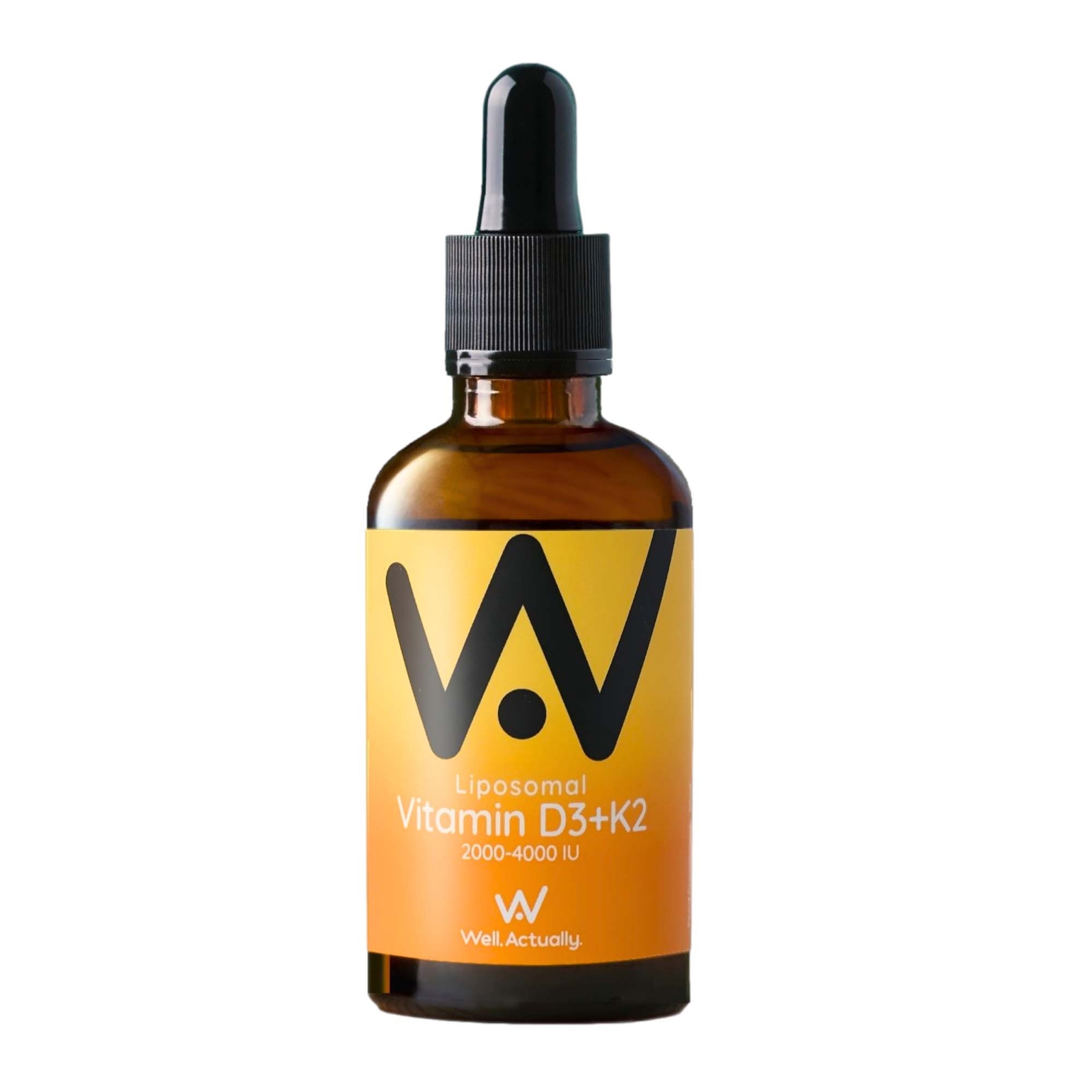 Myprotein UK Well Actually Liposomal Vitamin D3 + K2 - Dropper 2000-4000IU - Orange & Mango