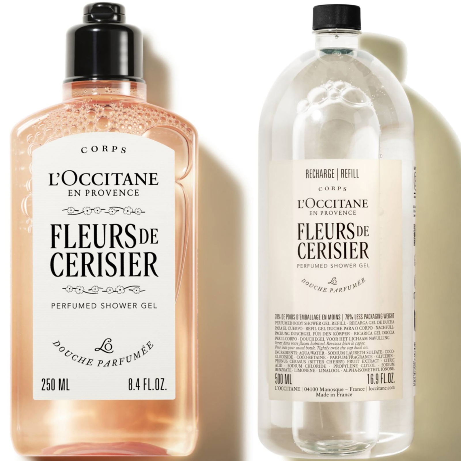 L'occitane Fleurs De Cerisier Shower Bundle