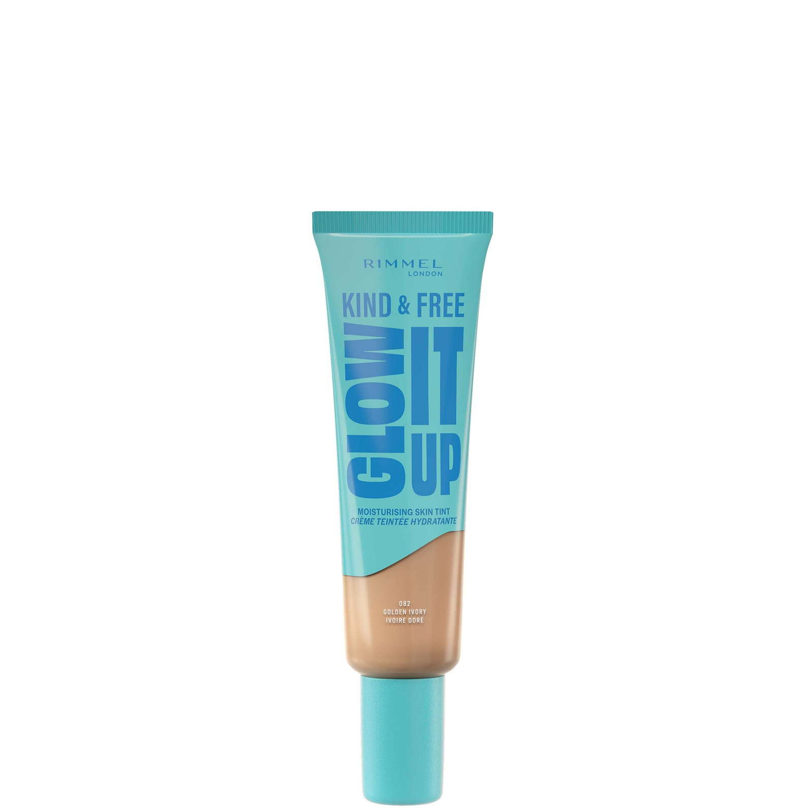 

Rimmel London Kind & Free GLOW IT UP Moisturising Skin Tint 30ml (Various Shades) - 082 Golden Ivory