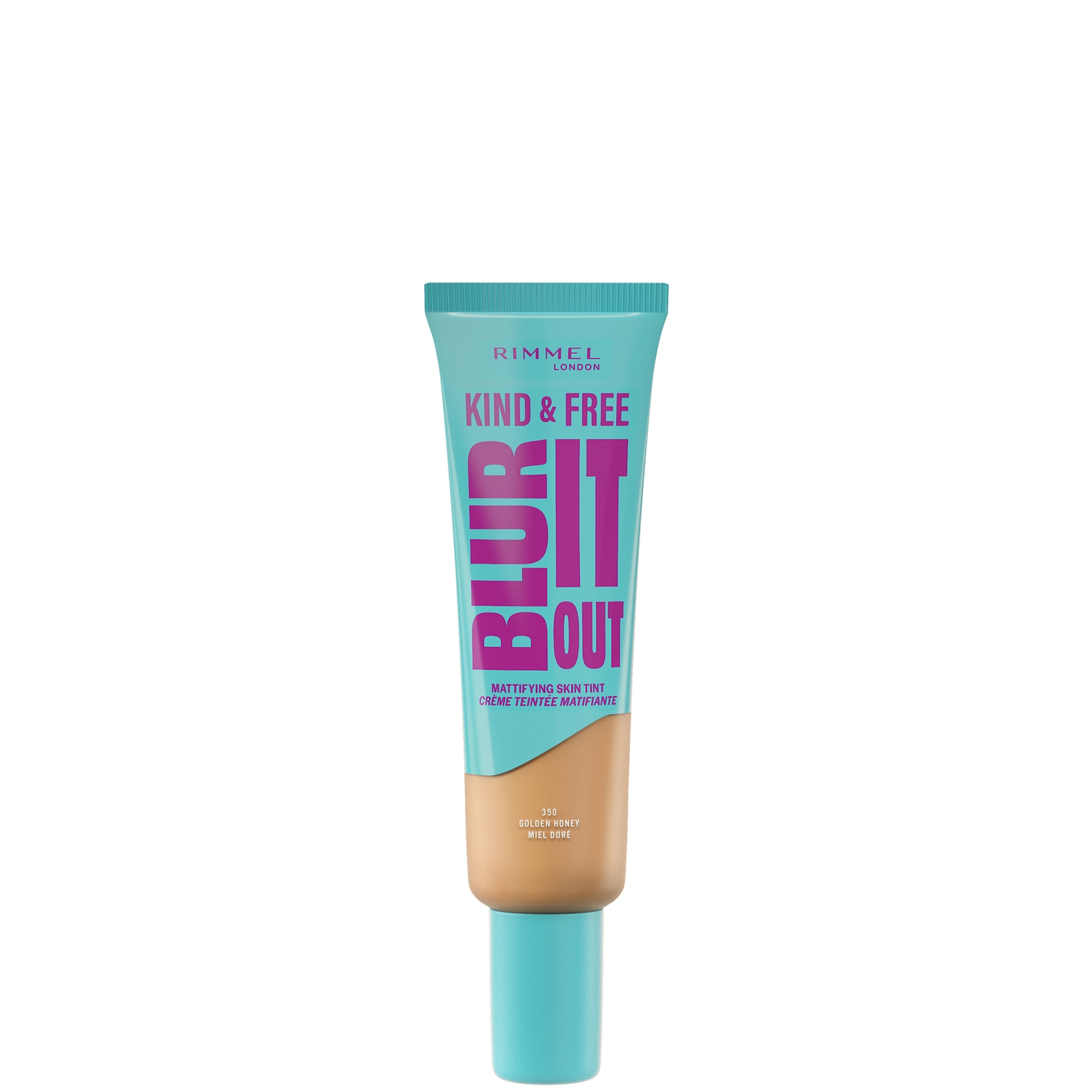 

Rimmel London Kind & Free BLUR IT OUT Mattifying Skin Tint 30ml (Various Shades) - 350 Golden Honey