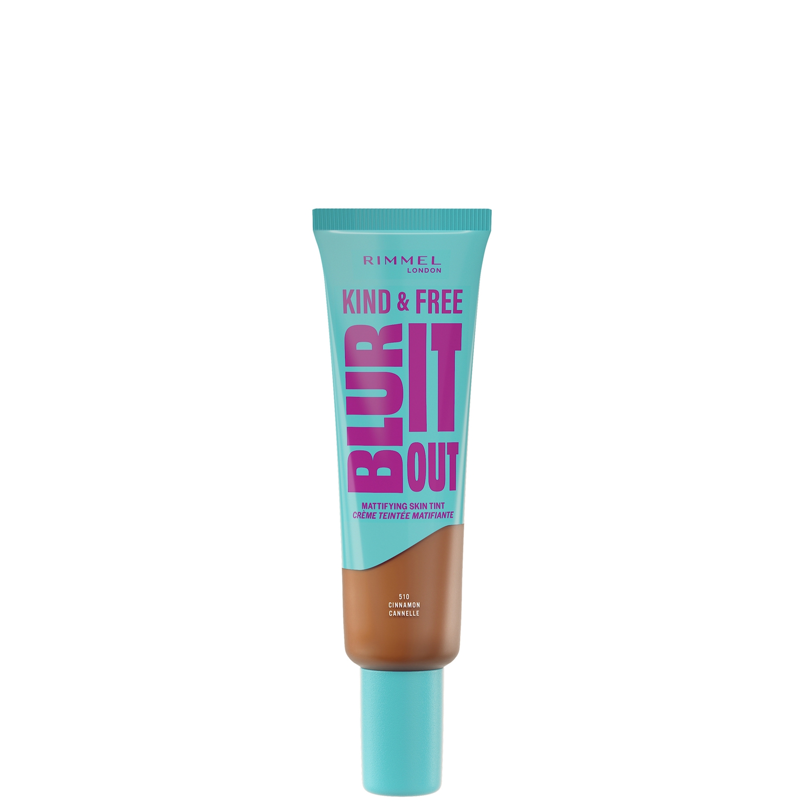 

Rimmel London Kind & Free BLUR IT OUT Mattifying Skin Tint 30ml (Various Shades) - 510 Cinnamon