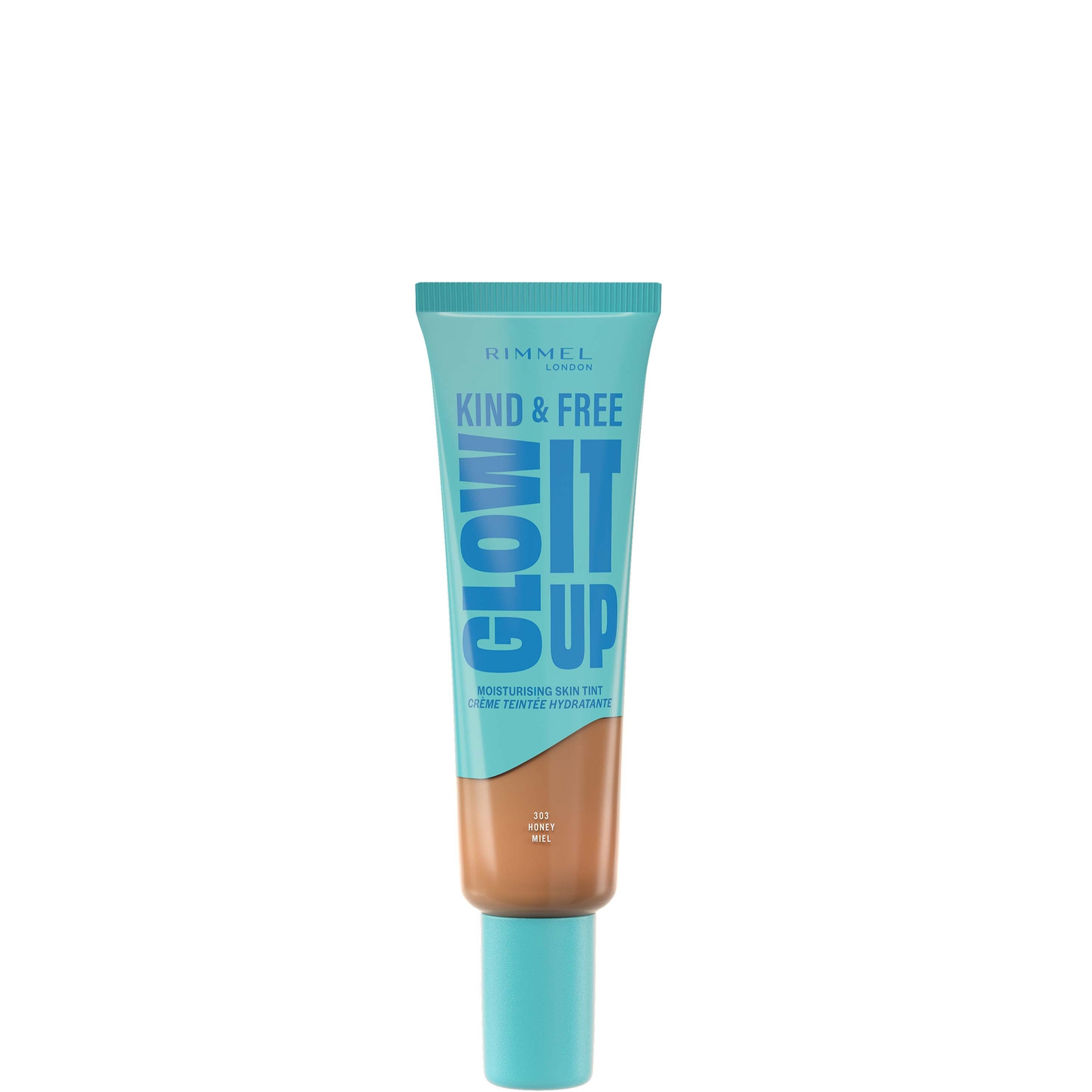 Rimmel London Kind & Free Glow It Up Moisturising Skin Tint 30ml (various Shades) - 303 Honey