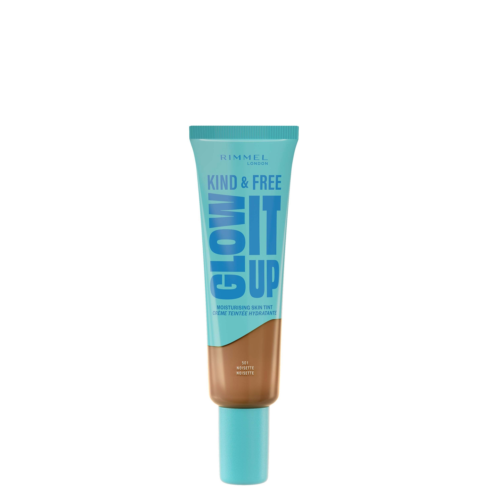 Rimmel London Kind & Free Glow It Up Moisturising Skin Tint 30ml (various Shades) - 501 Noisette