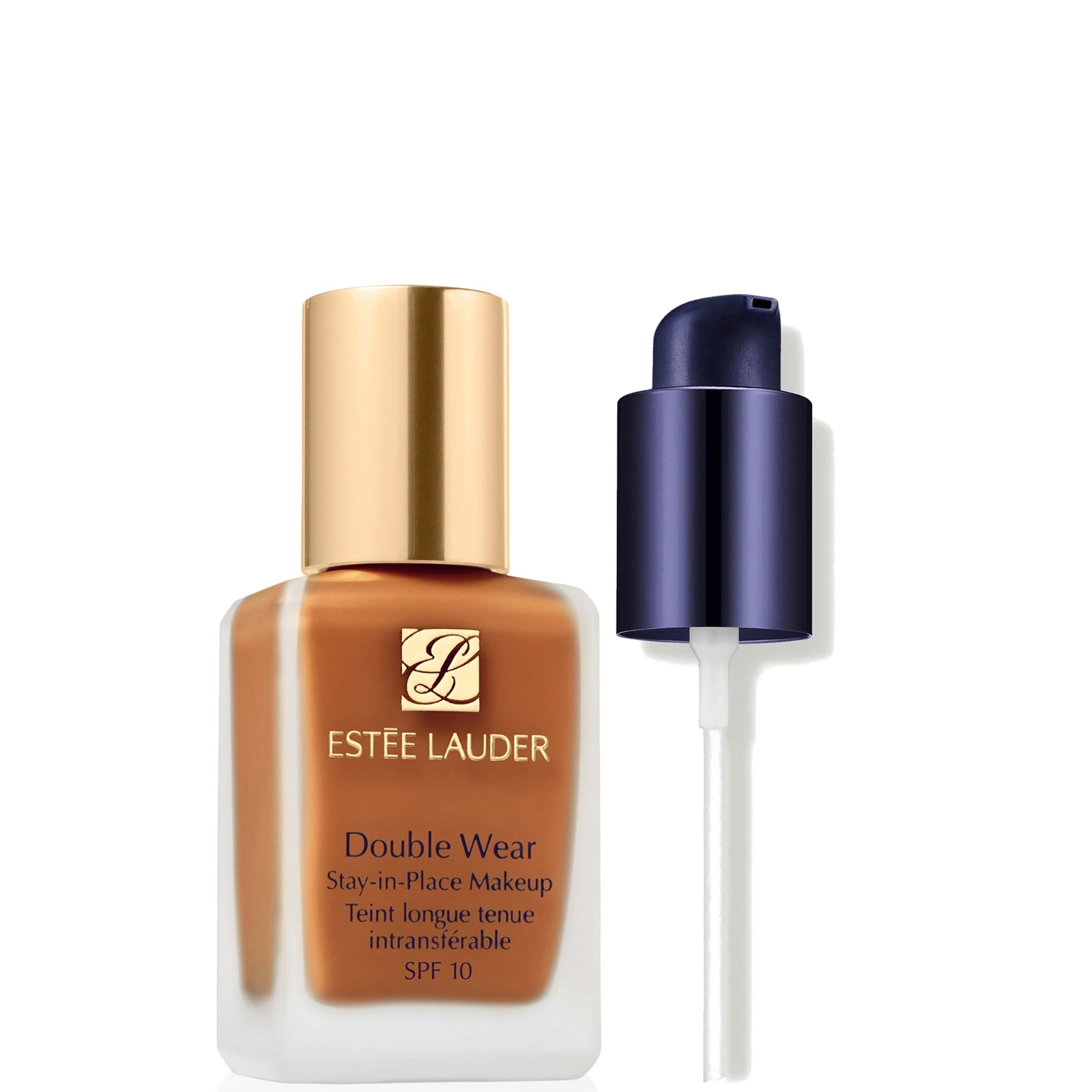 Estée Lauder Estee Luader Double Wear Stay-in-place Makeup With Makeup Pump Bundle (various Shades) - 5w1 Bronze In Brown