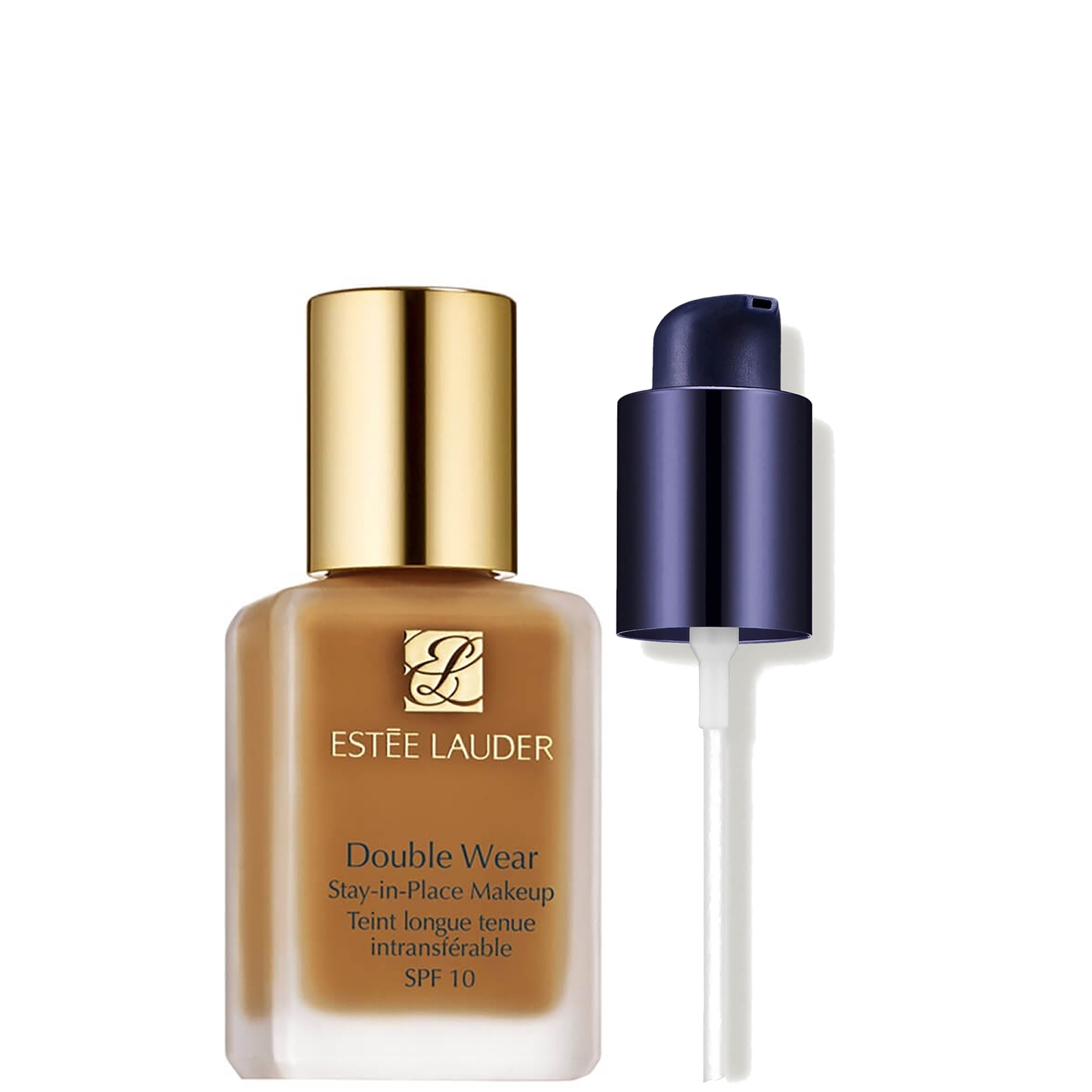 Estée Lauder Estee Luader Double Wear Stay-in-place Makeup With Makeup Pump Bundle (various Shades) - 5w2 Rich Ca In Brown