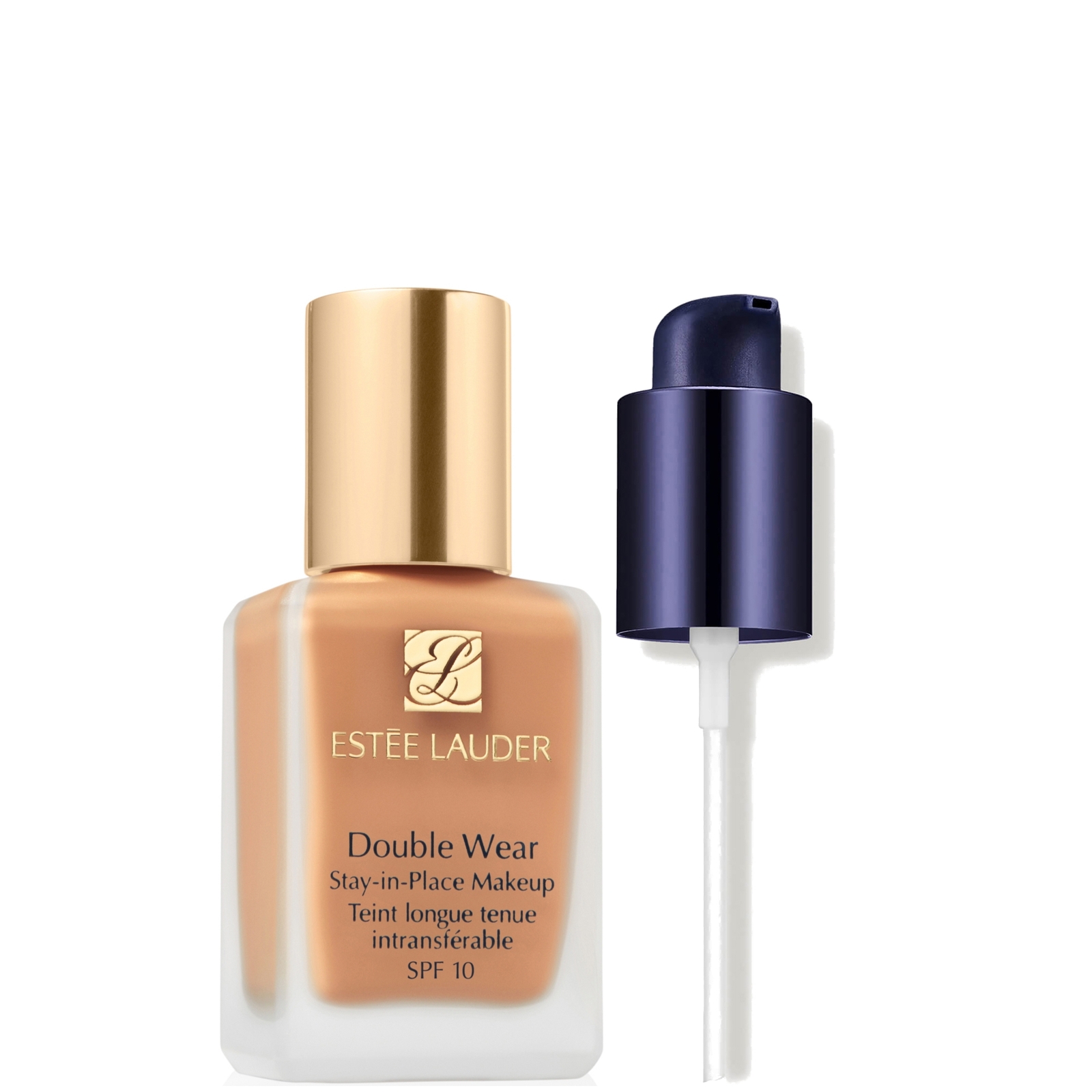 Estée Lauder Estee Luader Double Wear Stay-in-place Makeup With Makeup Pump Bundle (various Shades) - 3c2 Pebble In Gray
