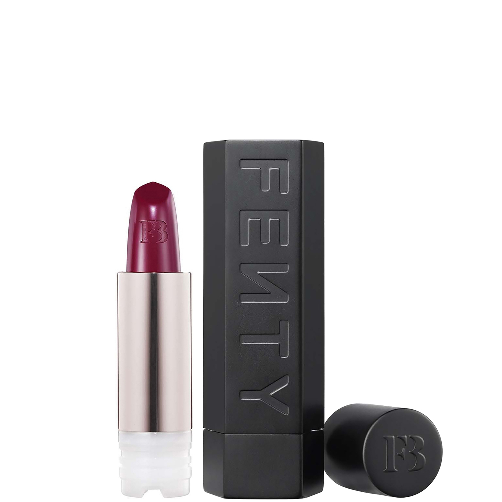 Fenty Beauty Fenty Icon Refillable Lipstick & Matte Black Case Bundle - Loud Speak'r