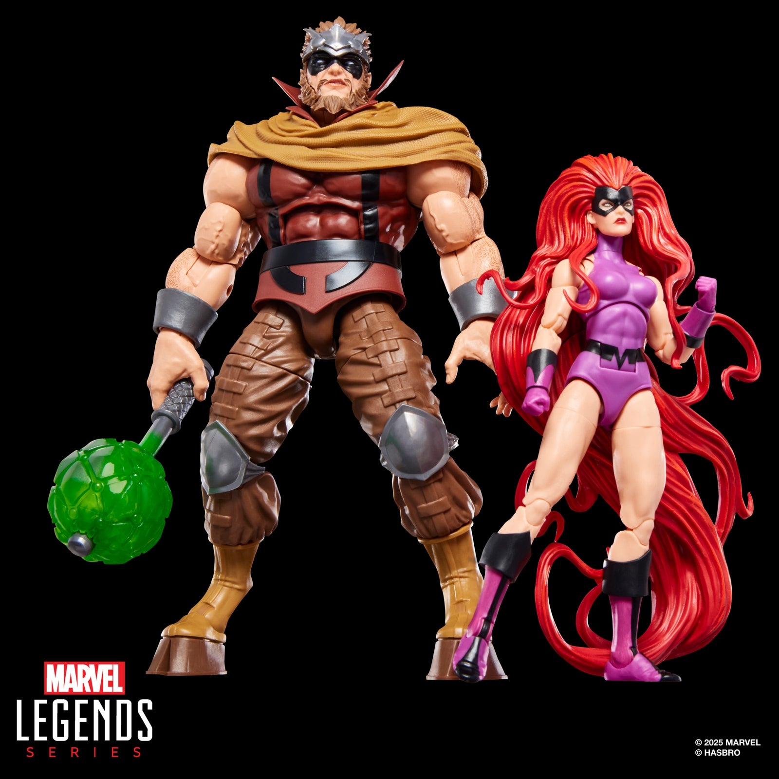 Hasbro Marvel Legends Series Inhumans Marvel’s Medusa & Marvel’s Gorgon, Two 6  Action Figures