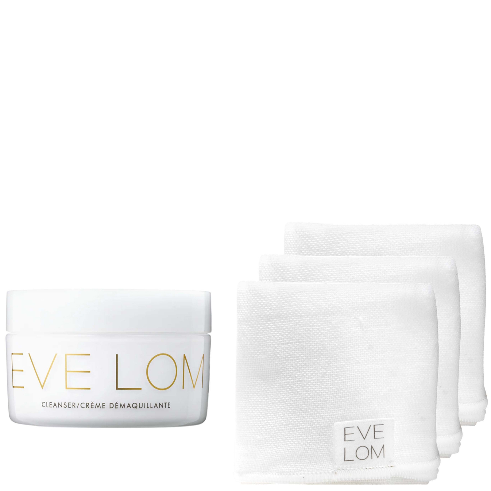 Eve Lom Cleanser And Muslin Cloths 3-pack Duo