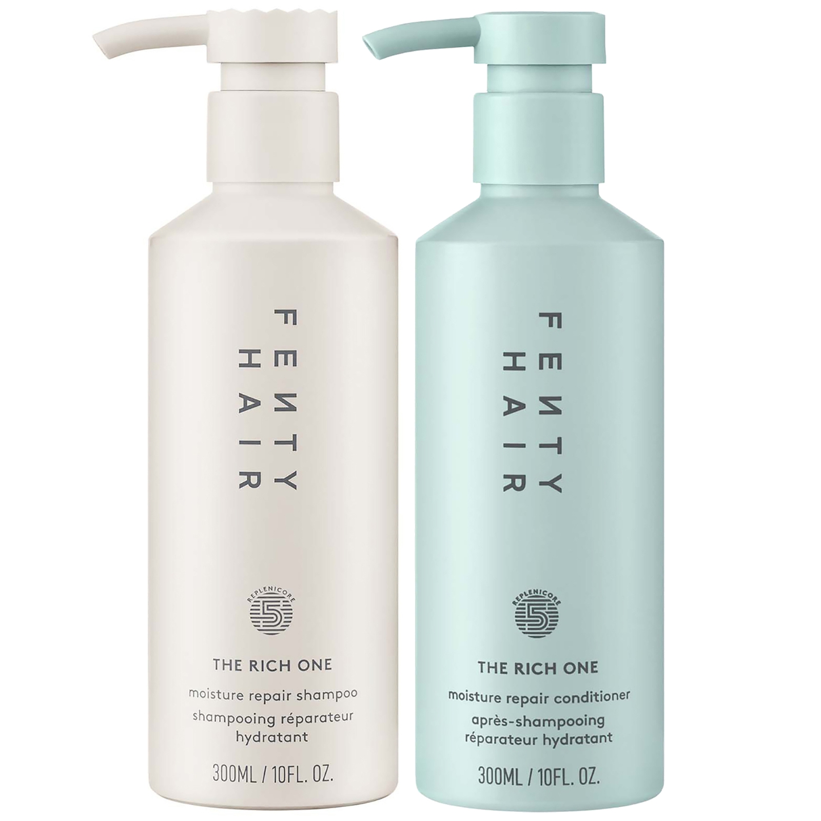 Fenty Hair The Rich One Mositure Repair Shampoo 300ml And The Rich One Moisture Repair Conditioner 300ml