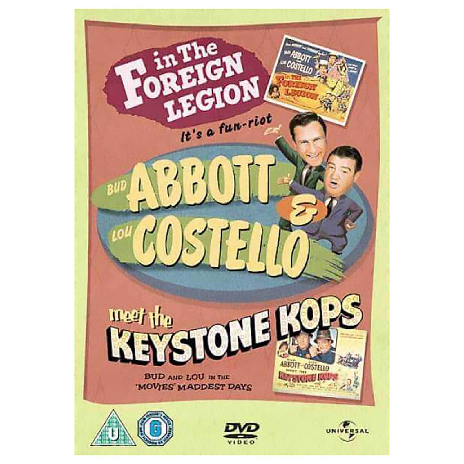 Image of Abbott and Costello: In the Foreign Legion / Meet the Keystone Cops