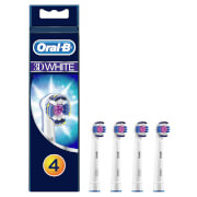 Recharges de brossettes pour brosse à dents blanche Oral-B Pro (x4)