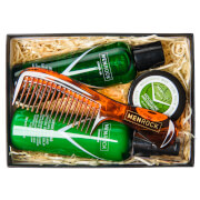 Kit de soin pour barbe de Men Rock - Beardy Beloved (Shampoing à barbe, baume à barbe, cire à moustache, peigne à barbe)