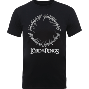 Image of The Lord Of The Rings Black Men's T-Shirt - S - Black