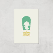 Nintendo Animal Crossing Green Door Art Print - A4 - Print Only