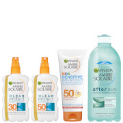 

Ambre Solaire Family Sun Cream and Aftersun Pack SPF 30 and SPF 50