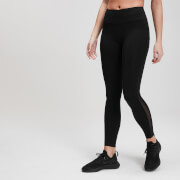 Mallas Power con paneles de rejilla para mujer de MP - Negro - XS