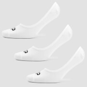 Chaussettes invisibles pour femme - Blanches - UK 3-6
