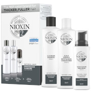 NIOXIN 3-Part System 2 Loyalty Kit for Natural Hair with Progressed Thinning