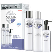 NIOXIN 3-Part System 5 Loyalty Kit for Chemically Treated Hair with Light Thinning