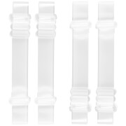 brushworks Clear Bra Straps (Pack of 4)