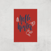 Hello Winter Art Print - A3 - Print Only Hello Winter Art Print - A3 - Print Only